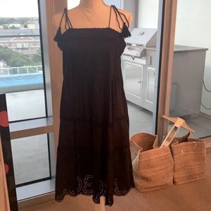 Antik Batik black sundress with ties